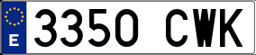 Truck License Plate
